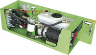 Bondes 10m automotores verdes Scissor a plataforma de trabalho aéreo do elevador com condução hidráulica do motor